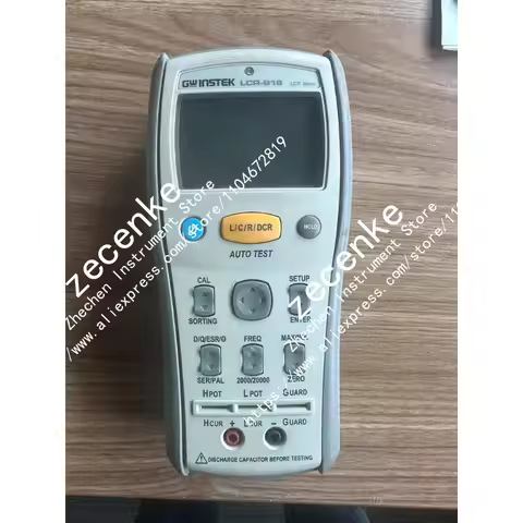 1 pcs GW INSTEK MODEL LCR-916 HANDHELD LED DIGITAL DISPLAY LCR METER Used
