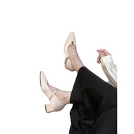 【NEW】Lyden Mary Jane Series (sling back) 6cm pump heels - Beige//Khaki//Brown