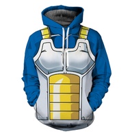 Dragon ball Hoodie Anime Sweater 3D print Coat Outerwear