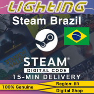 Steam Wallet Code BR Credits Gift Card✨ 50 BRL~200 BRL Brazil Steam ✨Lightning 24/7 Email Delivery