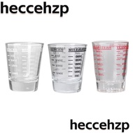 HECCEHZP Espresso Shot Glass, Espresso Essentials Heat Resistant Shot Glass Measuring Cup, Universal 60ml Measuring Shot Glass