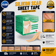 Silicone Scar Sheet / Plester Silikon Penghilang Keloid Bekas Luka / Plester Bekas Luka