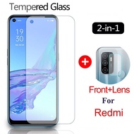 🎁 Ready Stock【 Tempered Glass 】🎁 2-in-1 Xiaomi Mi 8 10 10T 11 11T Pro Lite Ultra 5G Mi X2S POCO M3 X3 F3 Pro NFC GT 5G Redmi K30S 9T 9C 9 Prime Note 9 9S 10 10T 10S 11 Pro Max 4G 5G Tempered Glass Protective Film Camera Lens Protective Film