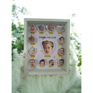 Janvi's 3D Bubble Head Milestone w/ Picture Frame