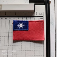 Taiwan flag embroidery patch Emblem