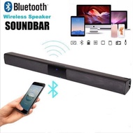 【มีสินค้าในสต๊อก】20W TV Soundbar แบบมีสายและไร้สาย Bluetooth Home Surround SoundBar สำหรับ PC โรงละค