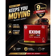(Installation Provided) EXIDE GOLD PLUS 115D31L | NS70ZL  | CAR BATTERY BATERI KERATA