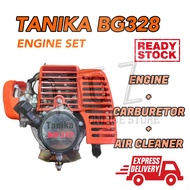 【ENGINE SET】TANIKA ( CHINA ) BG328 BRUSH CUTTER ENGINE SET with CARBURETOR &amp; AIR CLEANER - ENGINE MESIN RUMPUT BG328