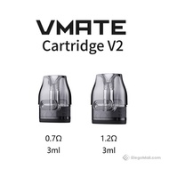 CATRIDGE VMATE V2 0.7OHM &amp; 1.2OHM POD CATRIDGE AUTHENTIC