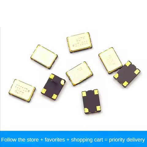 7050 SMD Active Crystal Oscillator SMD Active Clock Oscillator 5x7mm 4-pin 25M 25MHz 4M 6M/8/12/24/2
