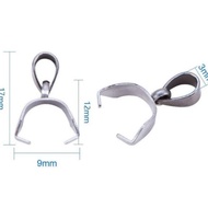 Bail Pendant Pinch Clip 12 mm X 9 mm