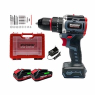 MASARU สว่านกระแทกไร้สาย SCDH-125 สว่าน 3in1 มอเตอร์บัสเลส สว่านmasaru สว่านไร้สาย อุปกรณ์ครบกล่อง