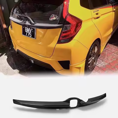 Rear Middle Wing Tailgate Trim for Honda FIT JAZZ GK5 2014-2020 Rear Spoiler Car accressories