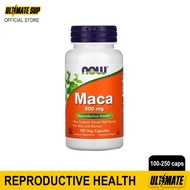 Now Foods, Maca, Reproductive Health, Sexual Well-being Support, 500 mg, 250 Veg Capsules