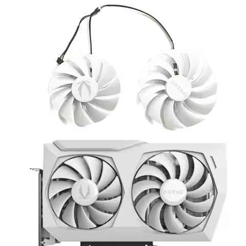 New GAA8S2U GA92S2U 4PIN 88MM 100MM RTX 3060 AMP White GPU Fan For Zotac RTX 3060 Ti RTX 3060 AMP Wh