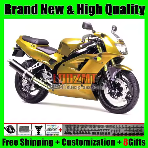 Frame Kit For KAWASAKI NINJA ZXR400 ZX-4R 91 92 93 95 96 97Q2.129 ZXR 400 gold stock ZX4R 1991 1992