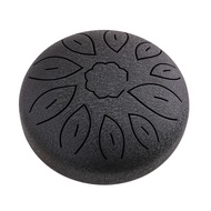 winnsg 6-Inch Steel Tongue Drum 11 Notes Handpan C Key with Mallet Finger Picks Percussion Musical I