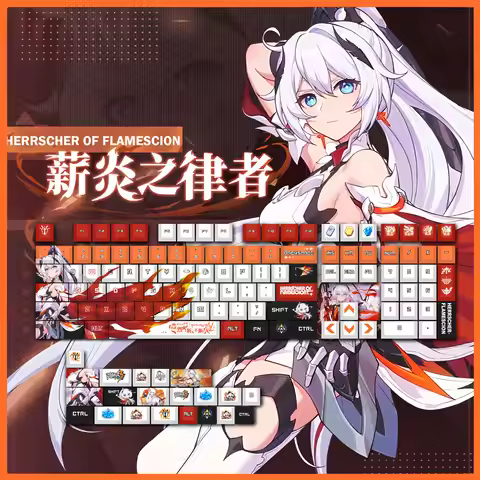 Varmilo Customization Honkai Impact 3 Kiana Wireless Mechanical Keyboard RGB backlight