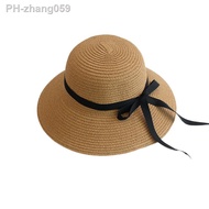 2022 New Simple Foldable Wide Brim Floppy Girls Straw Hat Sun Hat Beach Women Summer Hat UV Protect Travel Cap Lady Cap Female
