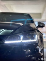 Aftermarket VW MK 7.5 Dynamic HeadLight 福士副廠MK 7.5流水車頭燈 GOLF 7  頭燈 GTI R