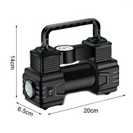 (Pengiriman cepat dikirim dari Jakarta) 2 Silinder LED Paket Compressor Mini Listrik Portable pompa 