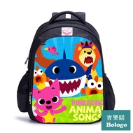 baby shark Children's Schoolbag Primary School Lightweight Backpack Kindergarten Bag#817
