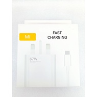 Xiaomi Fast Charger 67W Adapter Type C Cable