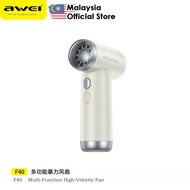 Awei F40 High Speed Handheld Fan Ultra Portable Mini Fan 3-in-1 Multi Function Dust Removal Awei Fan