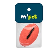 m'pet Pet Toys-Rugby (Medium) Dog Ball Toys Puppy Molars [Global Pets]