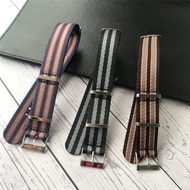 Omega Nylon Strap Original Strap with Omega 007 Men's Hippocampus 300 Speedmaster Canvas 20 Watch Ch