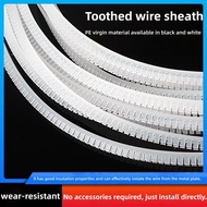 Flexible wire protection sleeve, free insulation protection sleeve, tooth shaped protection belt, to