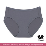 Wacoal Panty กางเกงในรูปทรง BIKINI รูปแบบเรียบ - WU1C34