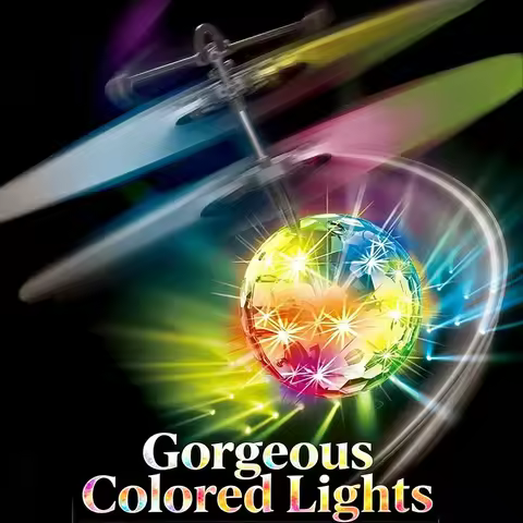 New Flying Ball Luminous Kid's Flight Balls Electronic Infrared Induction Aircraft Remote Control To