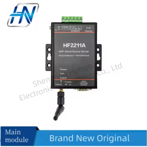New, WiFi Serial Device Server RS232/RS485/RS422, Serial Port to WiFi Ethernet Converter Module, HF2