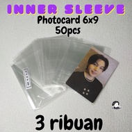 50pcs Inner Sleeve Photocard 6x9 Kpop Photocard Protector