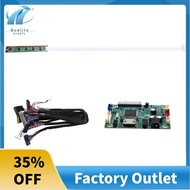 RTD2513 Mini LCD Driver Board to LVDS Controller Jump Cap Program +6pcs Lvds Cable Kit 30P 40P 1/2CH