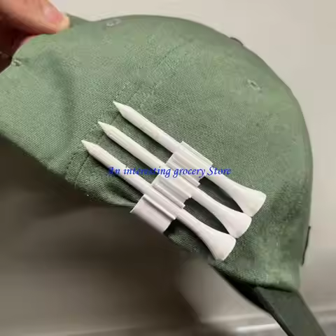 652D Golf Tees Hat Brim Clips Sport Accessory Clamp for Sport Boys