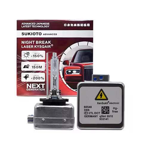 2PCS SUKIOTO ADVANCED D8S 12V 25W Xenon HID Standard Car Xenon Headlight Bulb 4300K 6000K 8000K For 
