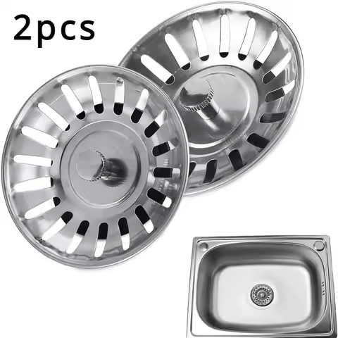 2pcs Kitchen Sink Strainer Stopper Waste Plug Sink Filter Filtre Sink Strainer Filter Floor Drain Ki