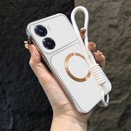 case For OPPO a60 A6X a6t a6t pro 4g a6 pro 4g 5g Lambskin Silicone Shockproof Protective Case Wirel