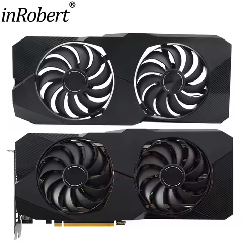 Graphics Card Cooler Fan Case for ASUS Radeon RX 5600 5700XT DUAL EVO RX 5600 5700XT EVO OC edition 
