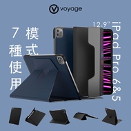【磁力升級版】VOYAGE CoverMate Deluxe iPad Pro 12.9吋(第6.5代)磁吸式硬殼保護套黑色