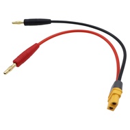XT60 XT60H Female Plug to 4mm Banana Male Connector Charge Lead Adapter Cable for RC Helicopter Quad