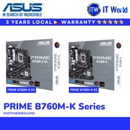ASUS Motherboard PRIME B760M-K Series | DDR4 / DDR5 | mATX Motherboard | itw
