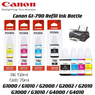 CANON Bottle Ink GI-790 BK/GI-790C/GI-790M/GI-790Y ORIGINAL INK FOR G1010/2010/3010/4010