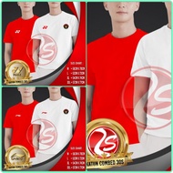 Indonesian national team Olympic combed badminton shirt - Indonesian Olympic shirt