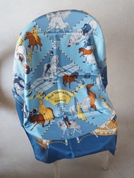 HERMES 愛馬仕 絲巾 carré 90 MUSEE VIVANT DU CHEVAL CHANTILLY 絲巾 carré 90 香堤爾馬術博物館