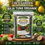 🌱 LIN’S GARDEN BAJA ORGANIK IKAN TUNA – AMINO HUMIC GRANULAR (1.5KG)