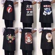 Chef Apron Kitchen Half Waist Cooking Baking Apron Korean Japanese style Restaurant waiter Sushi Clo