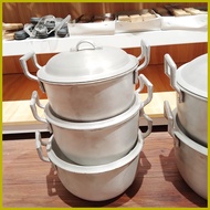 ❍ ¤ ∼ Kaldero Ordinary Body Double Handle Aluminum 6 different sizes thick built Pares Kaldero